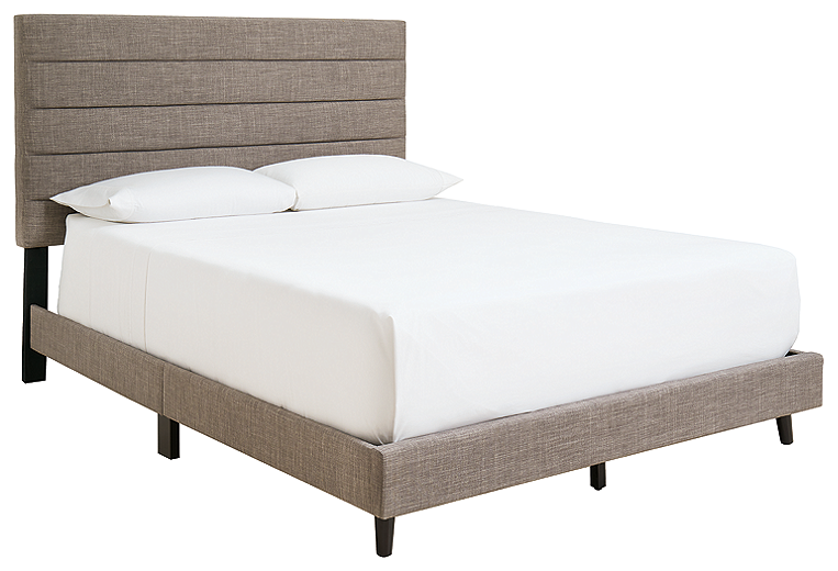 Vintasso Upholstered Bed - Gray (B089-SI) - InspireLiving