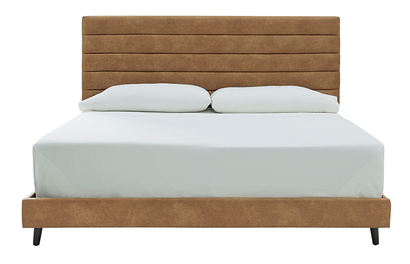 Vintasso Upholstered Bed - Gray (B089-SI) - InspireLiving