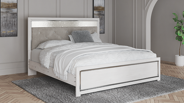 Altyra Panel Bed - White (B2640-SI)