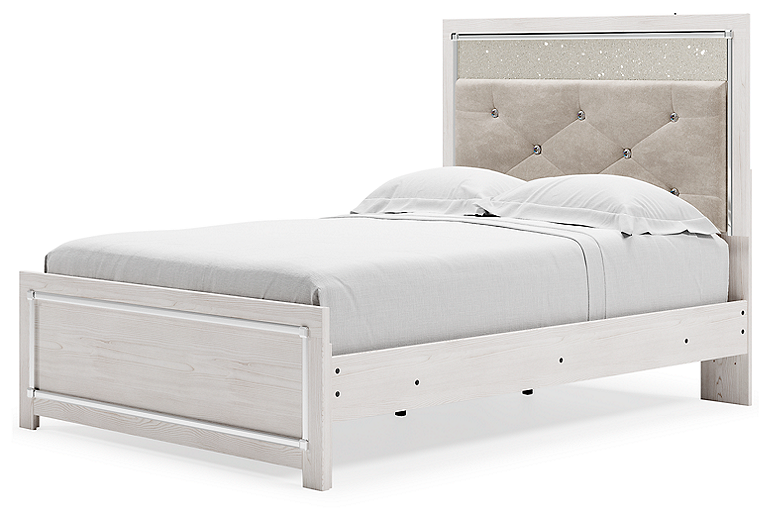 Altyra Panel Bed - White (B2640-SI) - InspireLiving