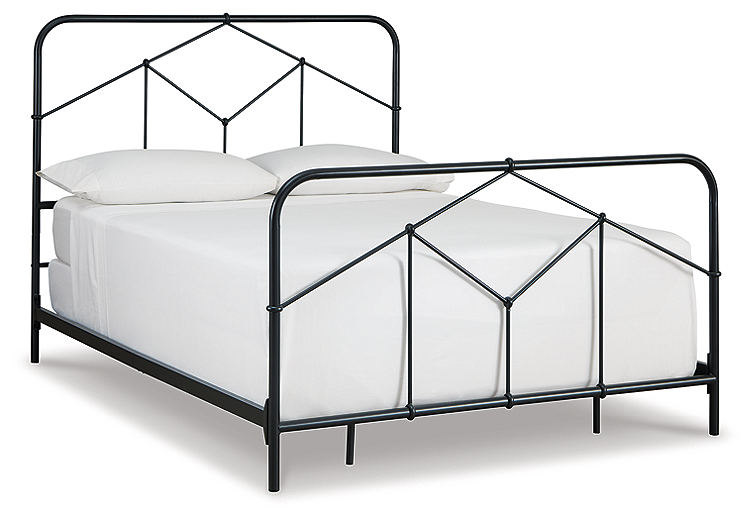 Nashburg king metal deals headboard