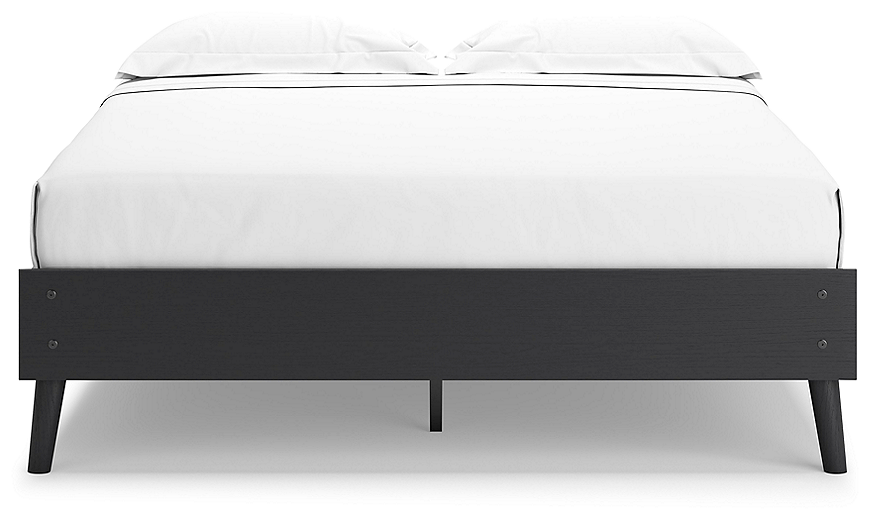 Charlang Platform Bed - Black (EB1198-113-SI) - InspireLiving