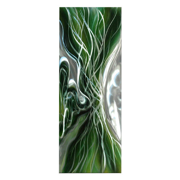 Modern Metal Art - Green Envy