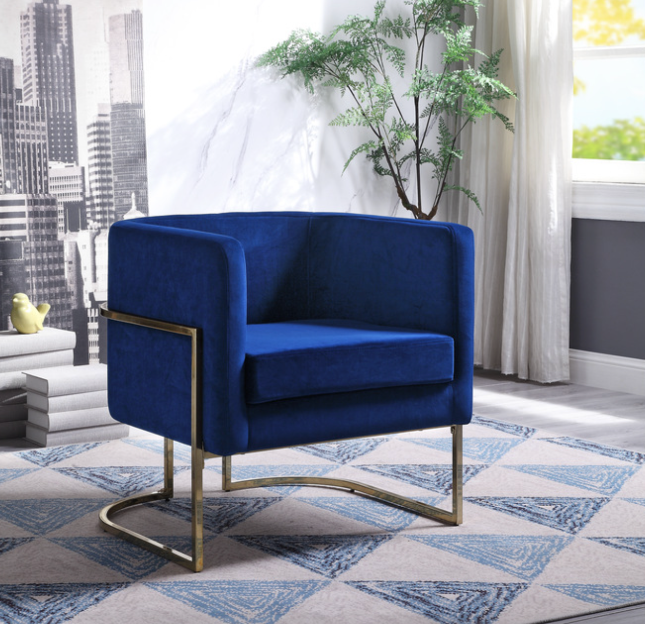 Royal Velvet Accent Chair