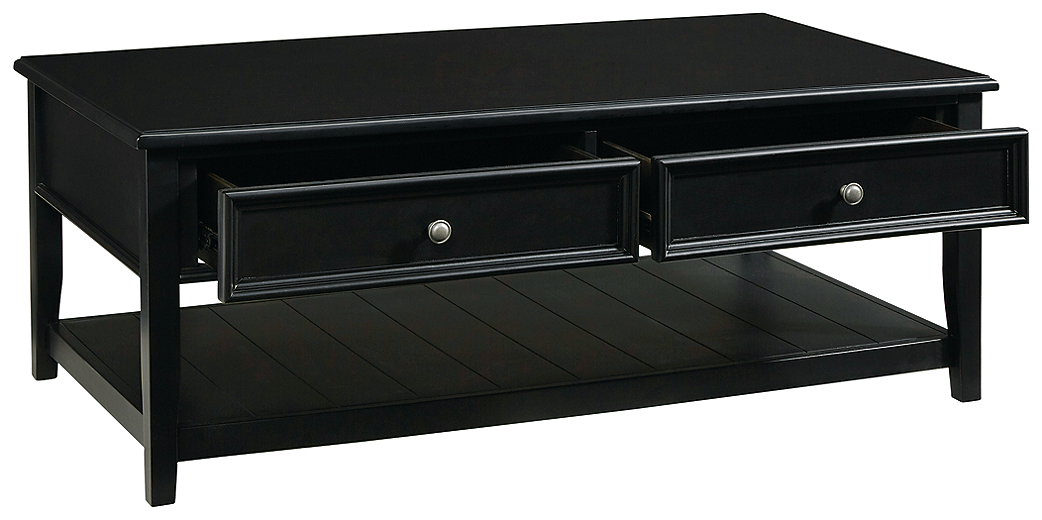 Black coffee deals table ashley furniture