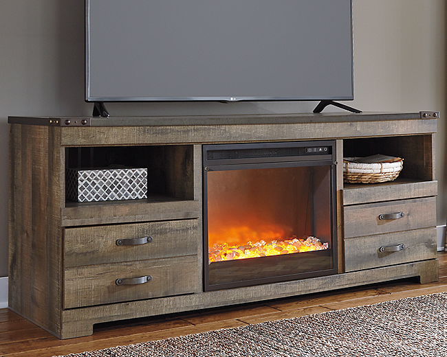 Trinell entertainment center store with fireplace